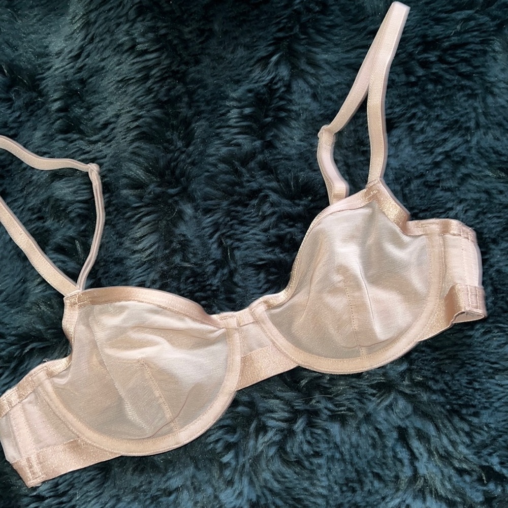 Light Tan Sheer Balconette Bra
